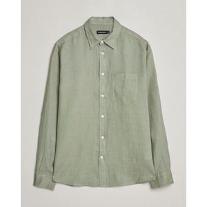 J.Lindeberg Regular Fit Clean Linen Shirt Oil Green men S Grøn