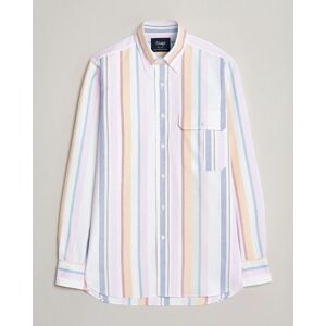 Drake's Multi Stripe Oxford Shirt Multi men 17,5(44 - XL) Flerfarvet