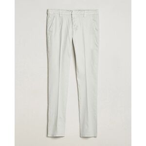 Dondup Gaubert Linen Stretch Chinos Light Grey men W36 Grå