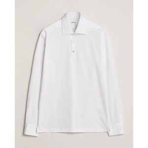 Kiton Popover Shirt White men S Hvid