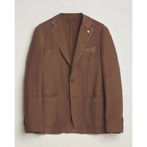L.B.M. 1911 Jack Regular Fit Linen Blazer Brown men 50 Brun