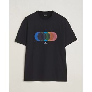 PS Paul Smith Organic Cotton Circles Crew Neck T-Shirt Black men M Sort