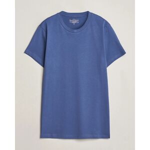 Bread & Boxers Crew Neck Regular T-Shirt Denim Blue men M Blå