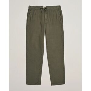 Morris Fenix Linen Slacks Olive men S Grøn