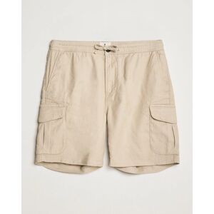 Morris Cargo Linen Shorts Khaki men XXL Beige