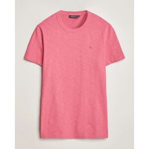 Morris Watson Slub Crew Neck T-Shirt Pink men S Pink