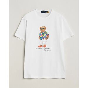 Polo Ralph Lauren Printed Bear Crew Neck T-Shirt White men L Hvid