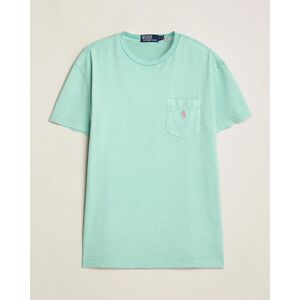 Polo Ralph Lauren Cotton Linen Crew Neck T-Shirt Celadon men XL Grøn