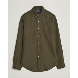 Polo Ralph Lauren Slim Fit Linen Button Down Shirt Armadillo men M Grøn