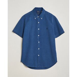 Polo Ralph Lauren Seersucker Short Sleeve Shirt Dark Indigo men M Blå