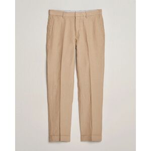 Polo Ralph Lauren Linen Pleated Trousers Coastal Beige men W30L32 Beige