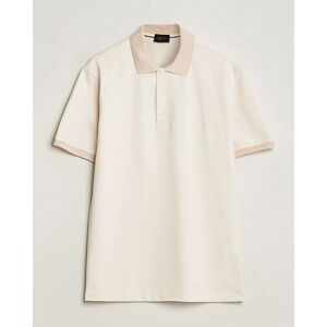 Brioni Cotton Piquet Polo Beige men M Beige