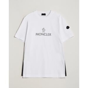Moncler Reflective Logo T-Shirt White men M Hvid