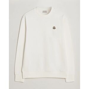 Moncler Logo Sweatshirt Off White men S Hvid