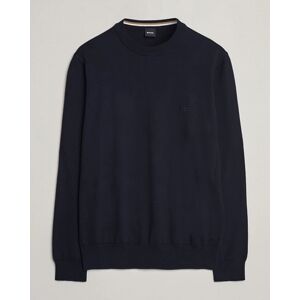 Boss BLACK Pacas Crew Neck Pullover Dark Blue men L Blå