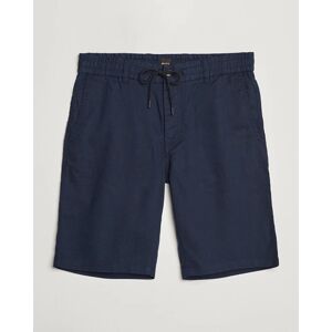 Boss ORANGE Tapered Chino Drawstring Shorts Dark Blue men W30 Blå