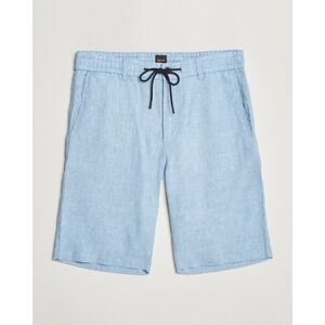 Boss ORANGE Tapered Chino Drawstring Shorts Open Blue men W30 Blå