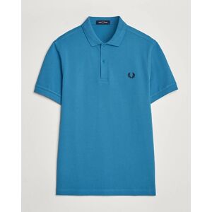 Fred Perry Plain Polo Shirt Ocean Blue men M Blå