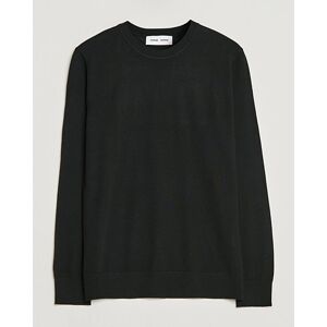 Samsøe Samsøe Flemming Superfine Merino Wool Crew Neck Black men L Sort