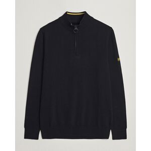 Barbour International Cotton Half Zip Black men S Sort