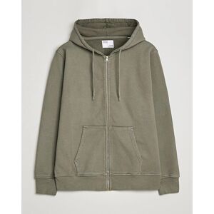 Colorful Standard Classic Organic Full Zip Hood Dusty Olive men XS Grøn