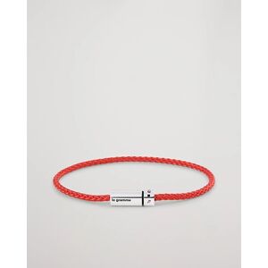 LE GRAMME Nato Cable Bracelet Red/Sterling Silver 7g men L/19CM Rød