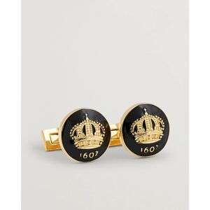 Skultuna Cuff Links The Crown Gold/Baroque Black men One size Sort