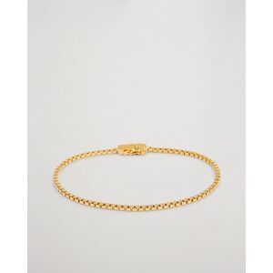 Tom Wood Square Bracelet Gold men 19,5 cm Guld