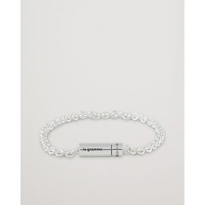 LE GRAMME Chain Cable Bracelet Sterling Silver 11g men M/18CM Sølv