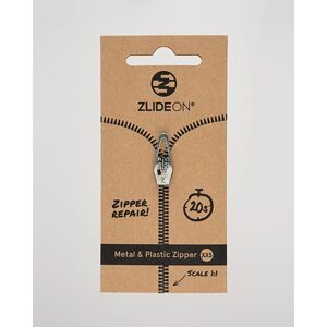 ZlideOn Normal  Plastic & Metal Zipper Silver XXS men One size Sølv