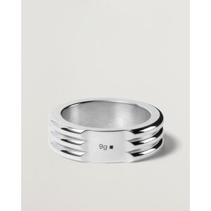 LE GRAMME Godron Ring Sterling Silver 9g men XL/62 Sølv