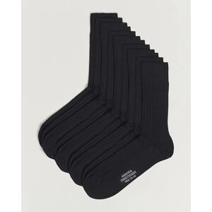 Amanda Christensen 12-Pack True Cotton Ribbed Socks Black men One size