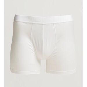 Bresciani Cotton Boxer Trunk White men M Hvid