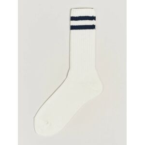 BEAMS PLUS Schoolboy Socks White/Navy men One size Hvid