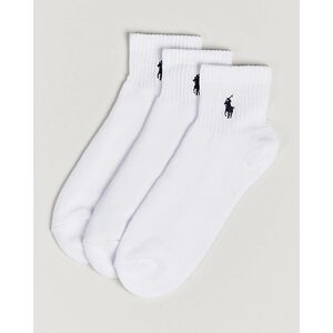 Polo Ralph Lauren 3-Pack Sport Quarter Socks White men One size Hvid