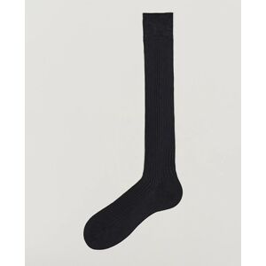 Pantherella Baffin Silk Long Sock Black men 10 (39) Sort