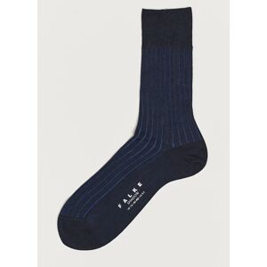 Falke Shadow Stripe Sock Navy men 43-44 Blå