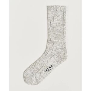 Falke Brooklyn Cotton Sock Light Grey men 39-42 Grå