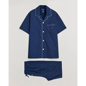 Polo Ralph Lauren Cotton Short Pyajama Set Solid Navy men M Blå