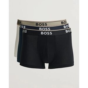 Boss BLACK 3-Pack Cotton Trunk Black/White/Blue men S Sort