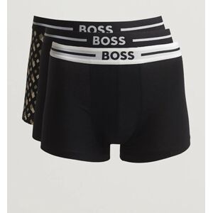 Boss BLACK 3-Pack Cotton Trunk Black/White men S Flerfarvet