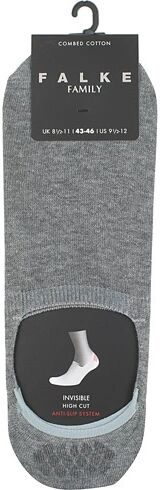 Falke Casual High Cut Sneaker Sock Light Grey Melange men 39-42 Grå