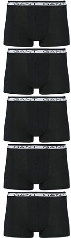 GANT 5-Pack Trunks Black men L Sort