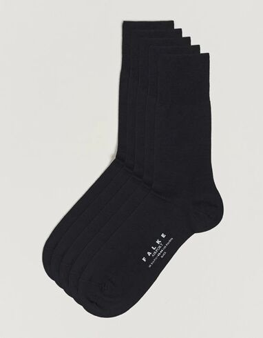 Falke 5-Pack Airport Socks Black men One size