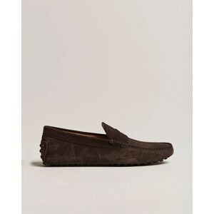 Tod's Gommino Carshoe Dark Brown Suede men UK10 - EU44,5 Brun