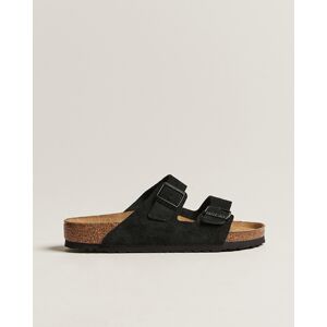 BIRKENSTOCK Arizona Soft Footbed Black Suede men 42 Sort