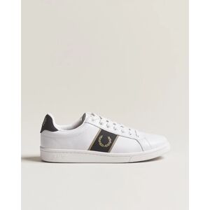 Fred Perry B721 Leather Sneaker White/Warm Grey men 44 Hvid