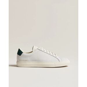 Common Projects Retro Pebbled Nappa Leather Sneaker White/Green men 43 Hvid