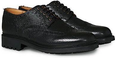 Grenson Archie Brogue Black Grain men UK8,5 - EU42,5 Sort