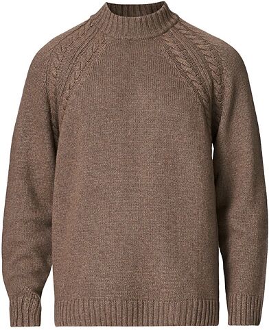 Oscar Jacobson Wakeley Turtleneck Brown men M Brun